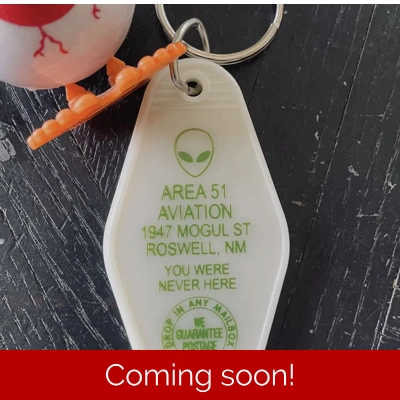Area 51 Motel Key Fob Keychain